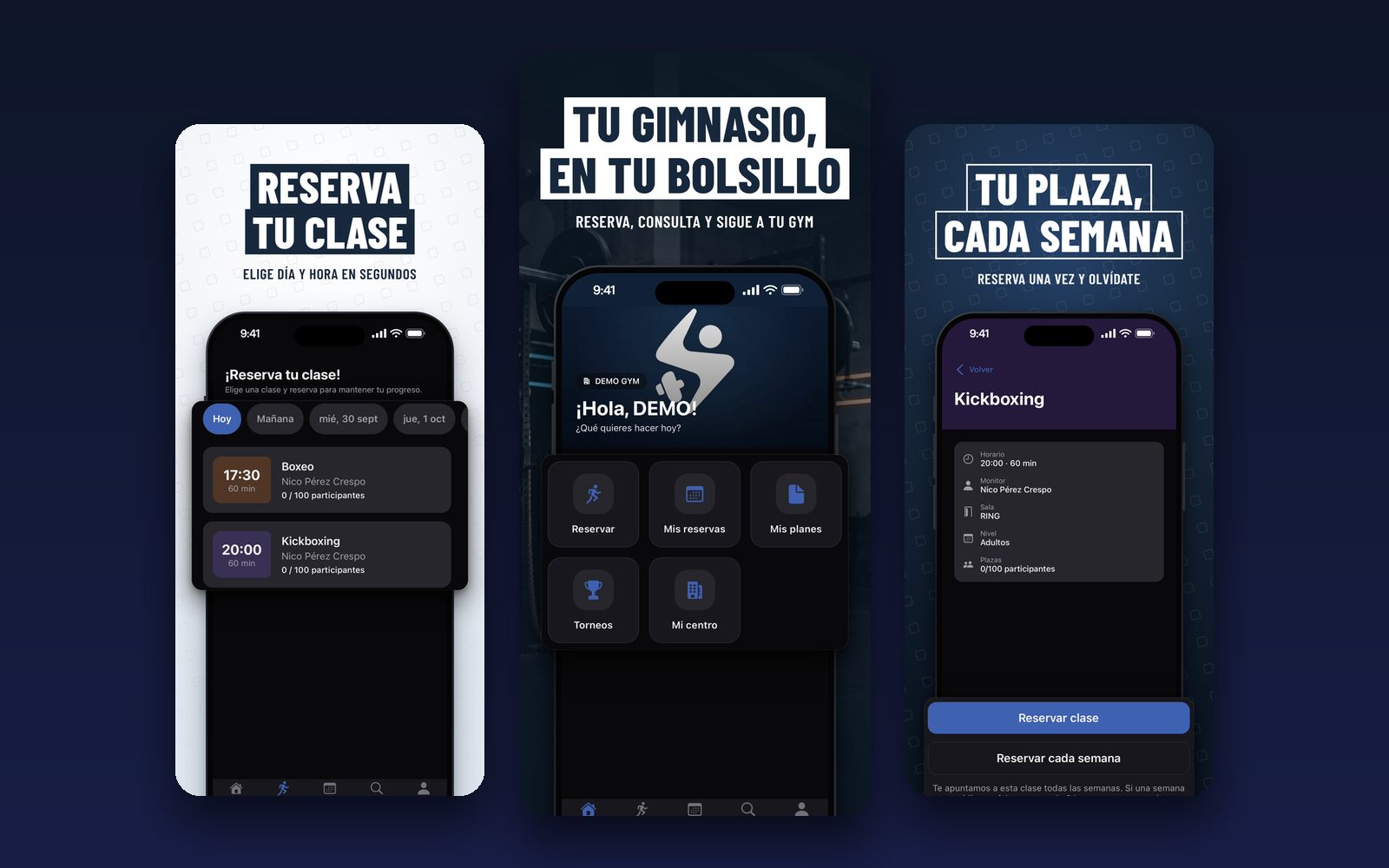 Un SaaS de gestión de gimnasios: web, API y app nativa en iOS y Android